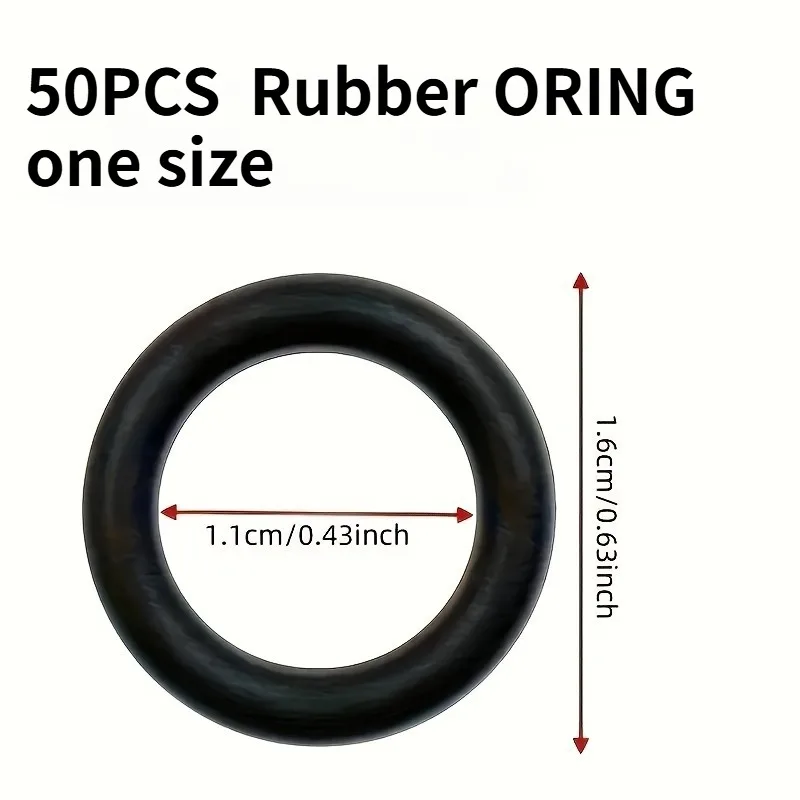 Durable Rubber O-Ring Set for Car Wash - Fit, Leakproof Seal for Water Gun & Faucet Connectors image 3
