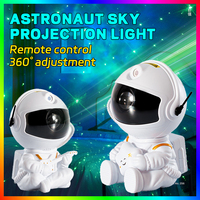 Mini Astronaut Starry Sky Light Projection Lamp Galaxy Light Projector Starry Night Light House Party Projection Night Light