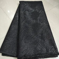 New Arrival African Jacquard Lace Fabric 2026 High Quality French Nigerian Brocade Lace Fabric For Women Party Dress Sew LJK2414