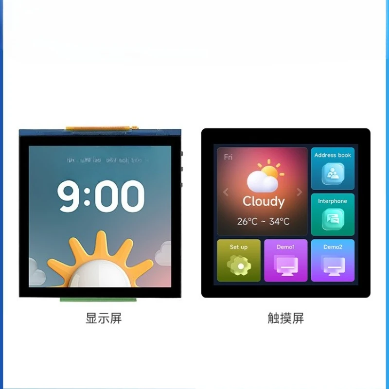 

4-Inch LCD touchscreen development board, supports Wi-Fi and Bluetooth