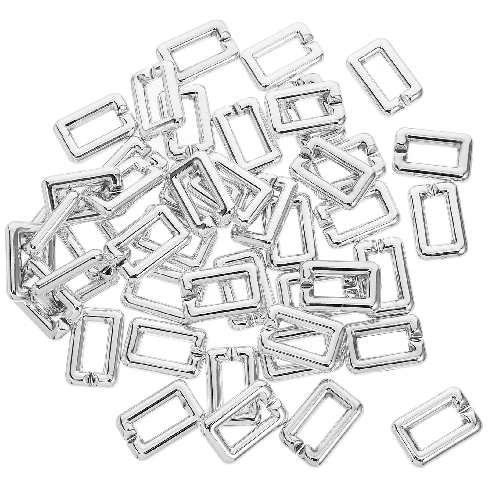 

50pcs Decorative Links For Jewelry Diy Repair Quick Connectors Replacement Chain Hooks Chain Repair Links Link Connectors