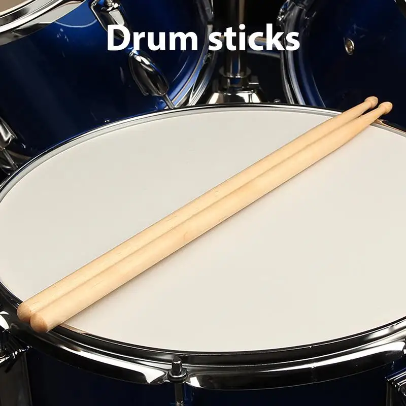 Rock Drum Sticks Jazz Wooden Drum Sticks For Stage Performance Durable And Balanced Drum Sticks For Beginner Or Professional