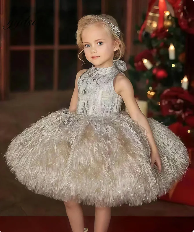 

Розничная продажа, новое бутиковое платье с кисточками для маленьких девочек, милое модное праздничное платье принцессы для детей от 4 до 8 лет