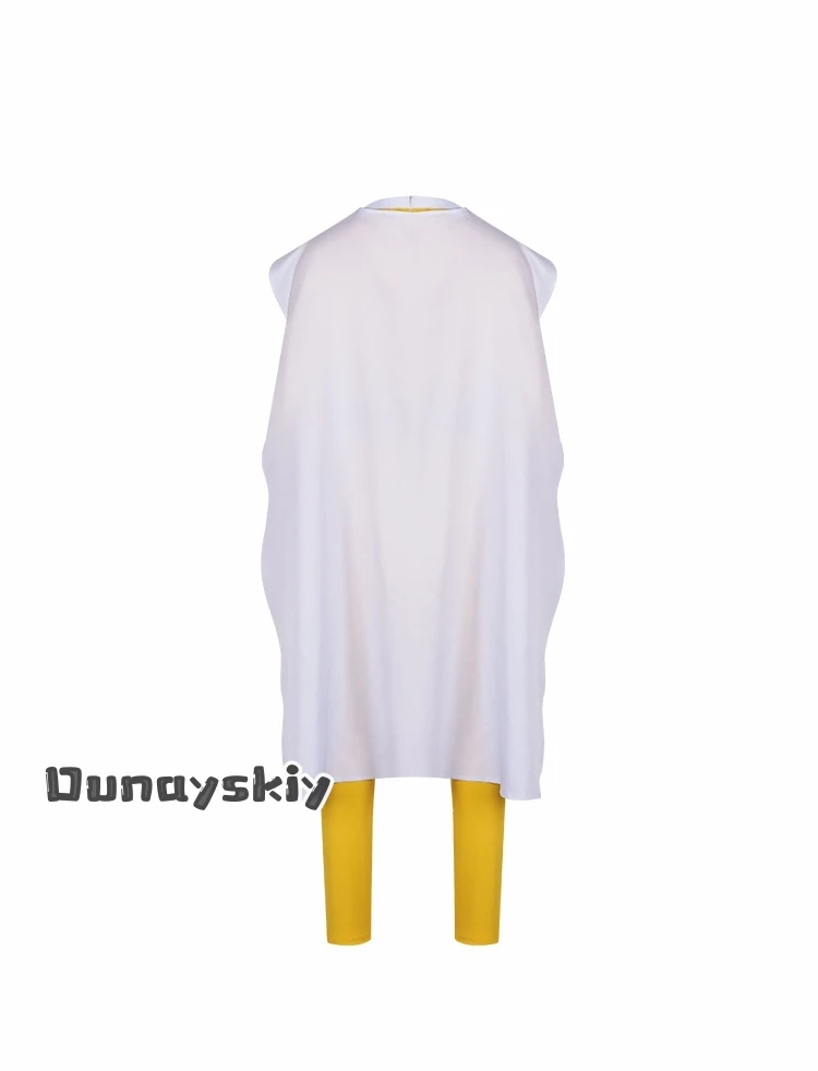 Saitama MAN Cosplay Jumpsuit Costume {Amanda Cos}White Cape Red Boots Full Set Accessory Anime Halloween Saitama Tightfitting view 6