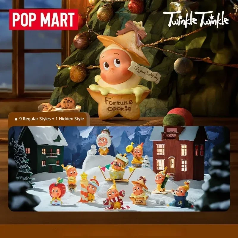 

100% Origina Pop Mart New Twinkle Gift Series From Stars Blind Box Cartoon Cute Star People V2 Handmade Ornament New Year Gift