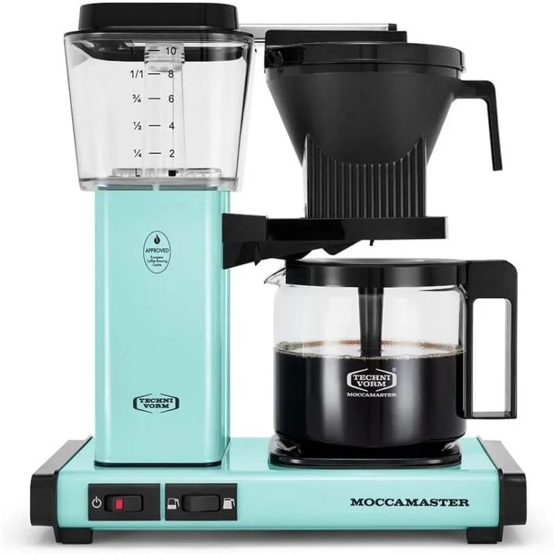 53934 KBGV Select 10-Cup Coffee Maker, Turquoise, 40 ounce, 1.25l US(Origin)