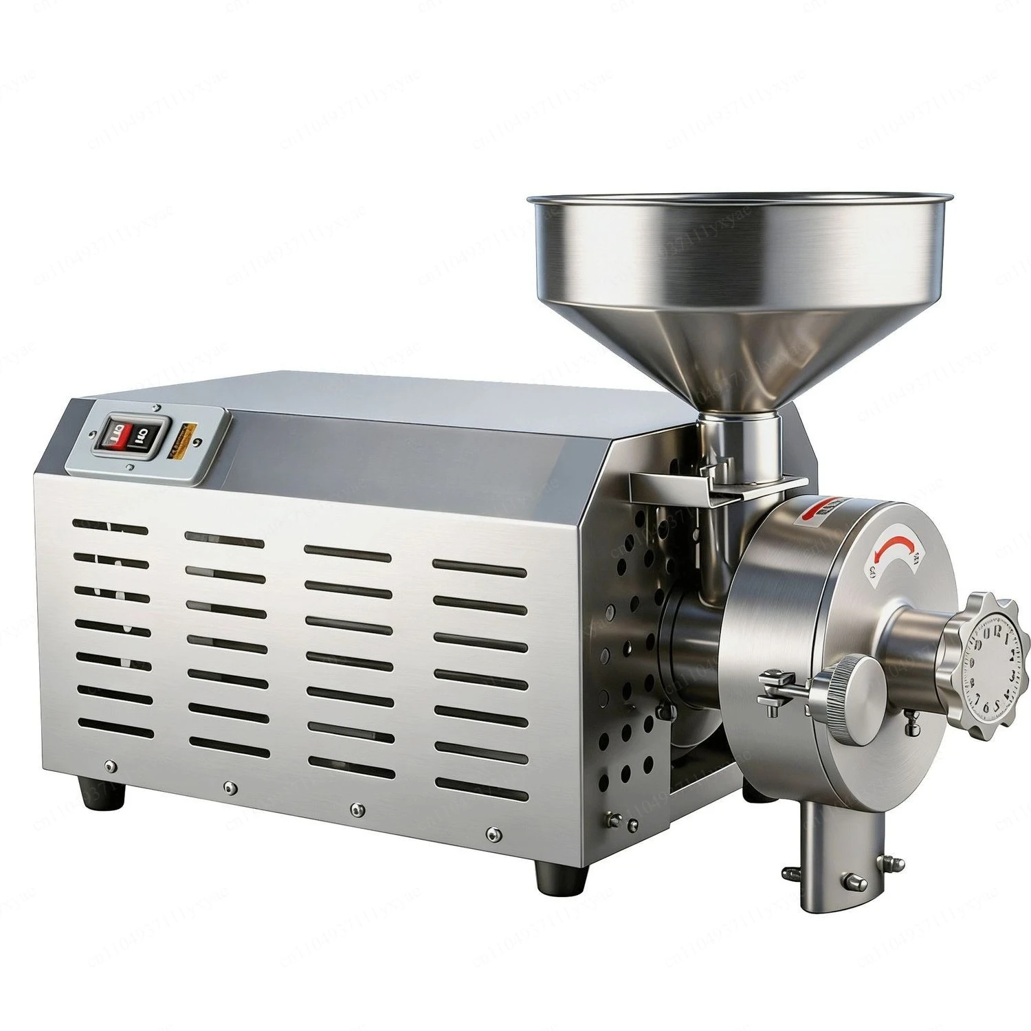 860-3KW Whole Grain Mill Powder Ultrafine Grinder Large Automatic Electric Grinder