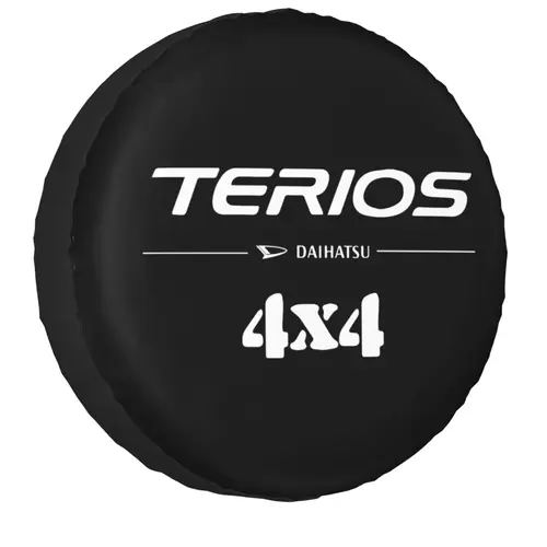Imagen 1 del producto Cubierta de neumático de repuesto personalizada Universal para Daihatsu Terios 4WD 4x4 RV SUV, cubiertas protectoras de rueda de coche, 14 "", 15"", 16 "", 17"" pulgadas