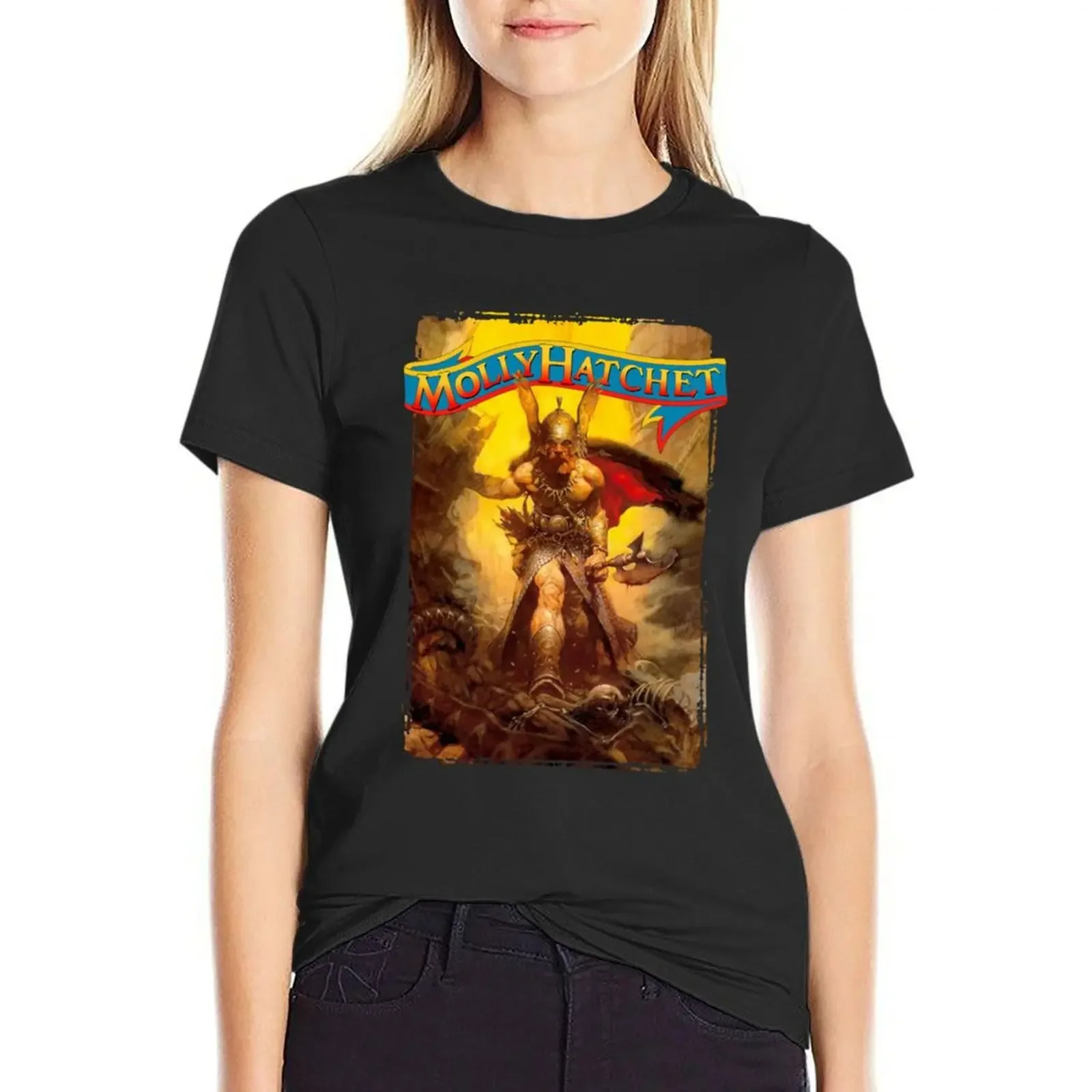 

Flirtin' with Disaster Rock Band Gift For Fan T-Shirt funnys summer clothes cute tops Blouse T-shirt Women