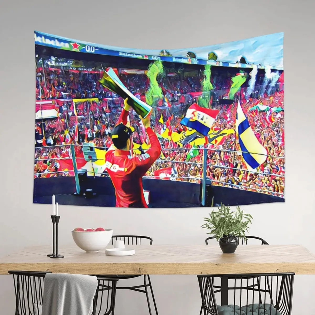 

Tifosi In Monza 2019 Tapestry Decoration For Home Mushroom Room Decorations Aesthetic Tapestry
