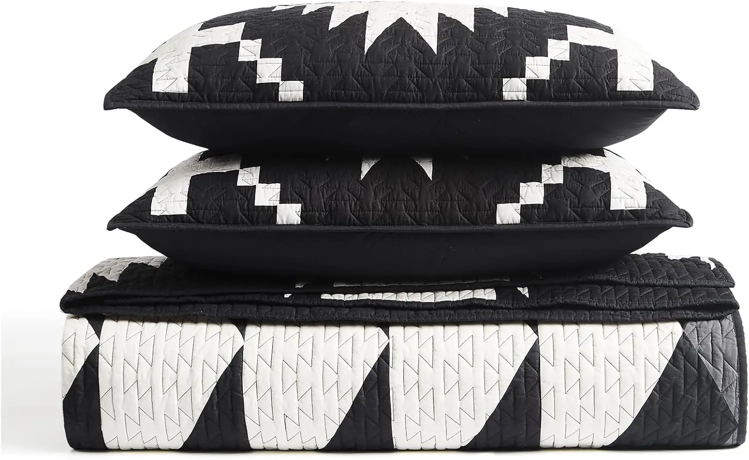 Pendleton Spider Rock Cotton Quilt Set - All-Season, 100% Cotton Quilt With Coordinating Shams, Durable And Machine Washable,