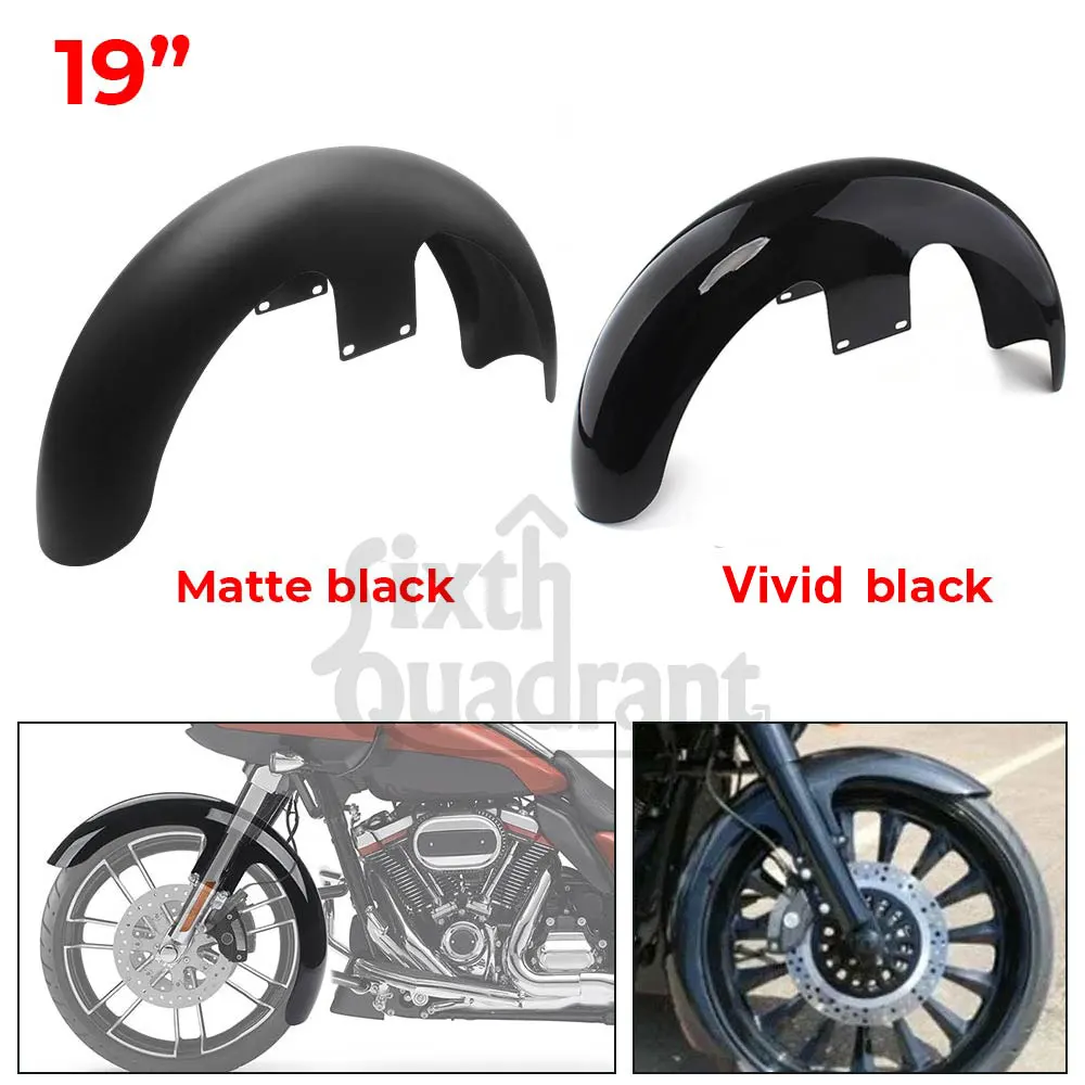 Motorrad 19 "Front Fender Rad Wrap Kotflügel Für Harley Touring Electra Road Street Glide Road King FLTR FLHT FLHR 1994-2013