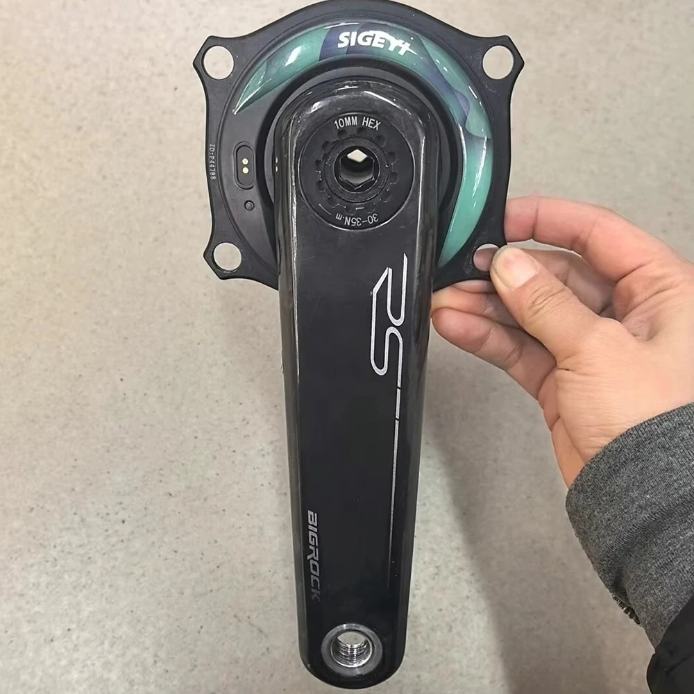 Lightweight Carbon Fiber Gravel Cruisers Crank  Road Bicycle Crankset With Power Meter