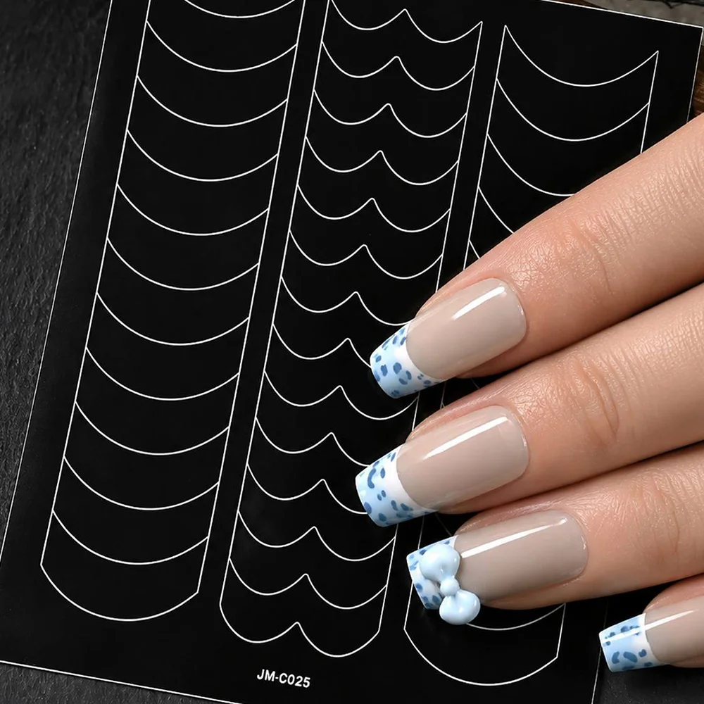 1 autocollant réutilisable pour ongles à motifs de cœurs, adhésif puissant, décalcomanie simple pour ongles, art de la mode, slider simple pour ongles