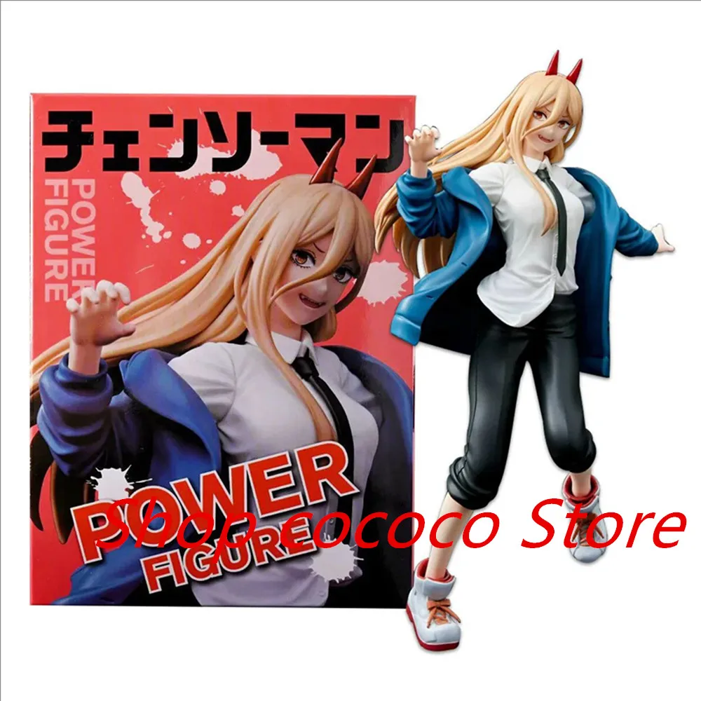 Anime Chainsaw Man Power Figure Nyaako Power Action Figures 21cm Pvc Figurine Statue Collectible Toys Model for Children Gifts