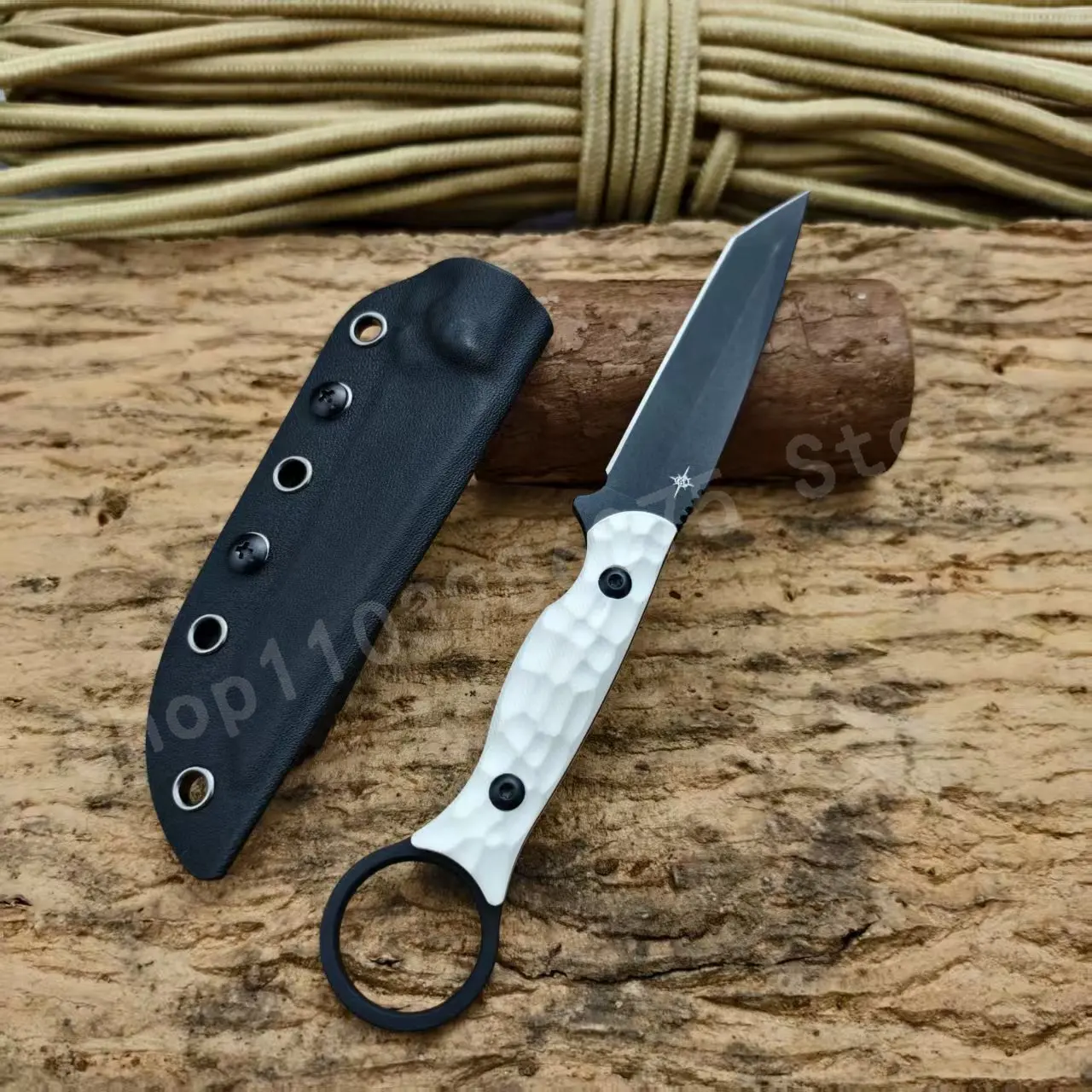 

TO/OR Высококачественный маленький прямой нож 8Cr13Mov, лезвие G10, уличный стальной многофункциональный нож для приключений, мужские подарки