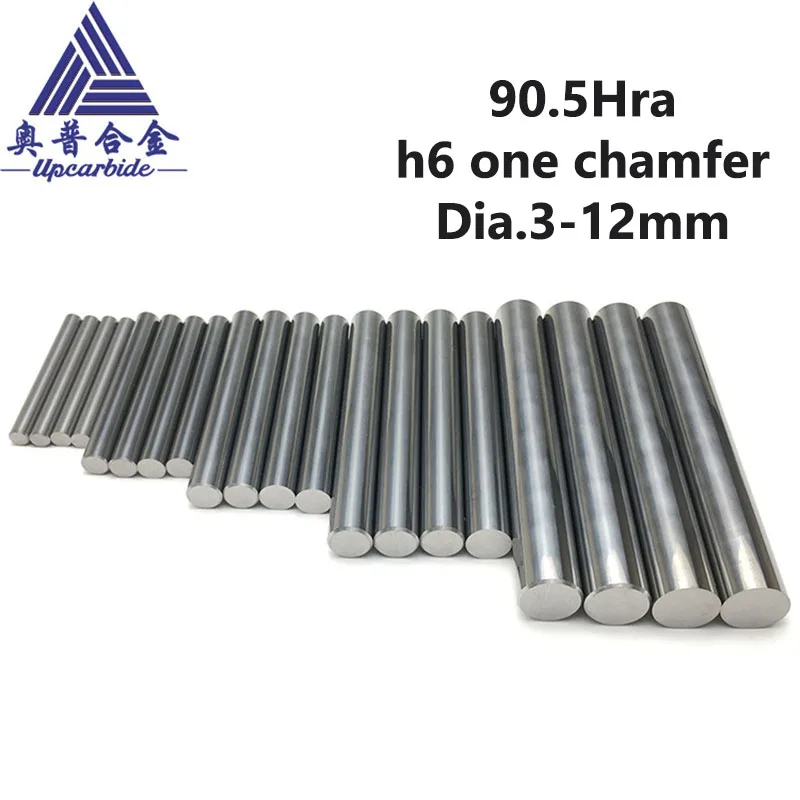

90.5hra 10% Cobalt Polished Chamfer ear Resistant Solid Carbide Bar End Mill Rods