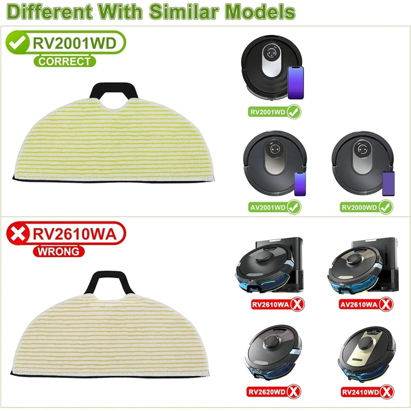 

B03C-запасные части для Shark RV2002WXUS RV2002WD RV2001DRUS RV2001WD AV2001WD робот-пылесос, комплект щеток для швабры, фильтр