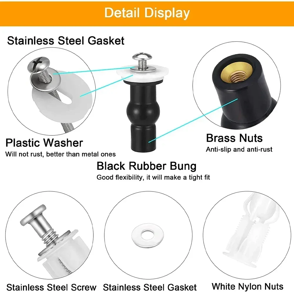 4 шт., крепежные винты для крышки унитаза