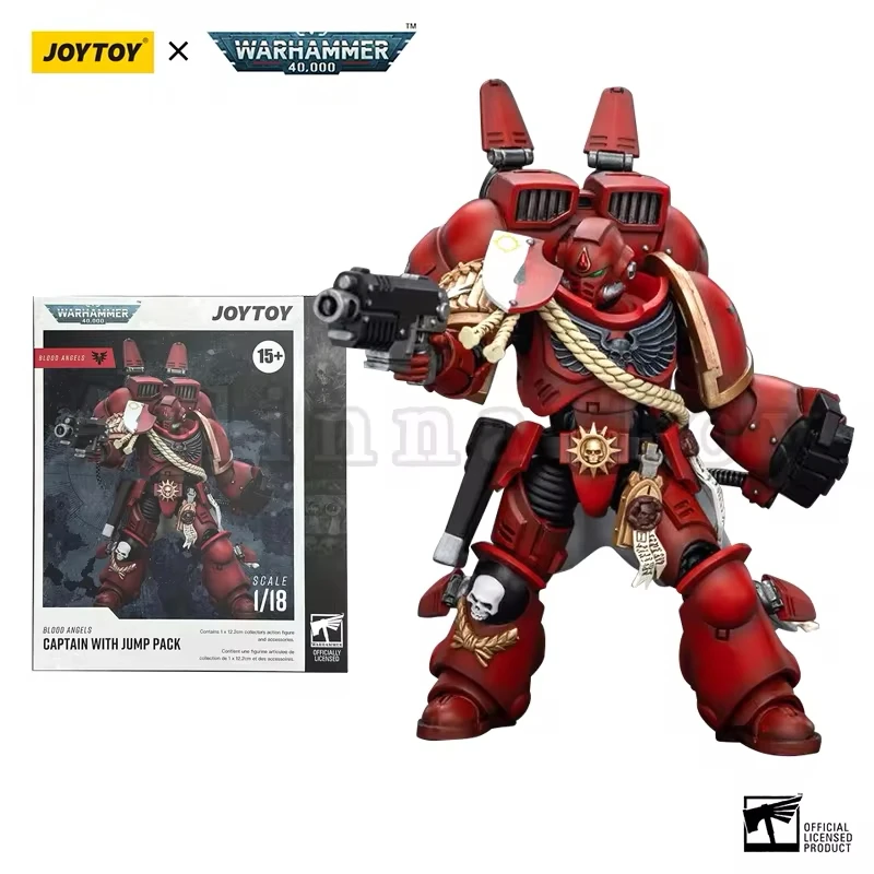 JOYTOY 1/18 Action Figure 40K Blood Angels Commander Dante Jump