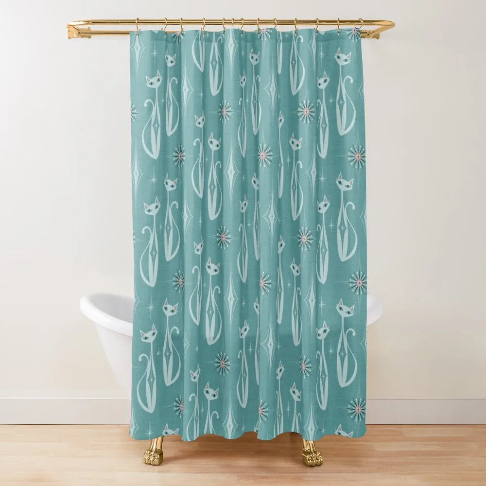 

Starburst Diamond Cats Shower Curtain Bathroom For Shower Anti-Mold Waterproof Shower For Bathrooms Luxury Bathroom Curtain