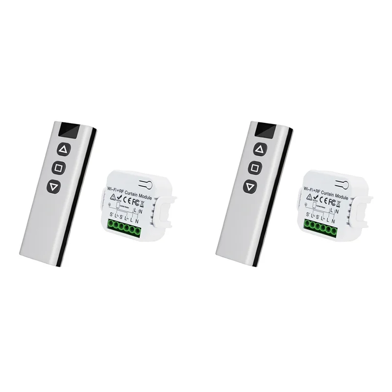 

ABUF-2X Tuya WIFI умный переключатель для штор приложение синхронизация контроллер двигателя переключатель RF 433 МГц пульт дистанционного управления электрические рулонные шторы