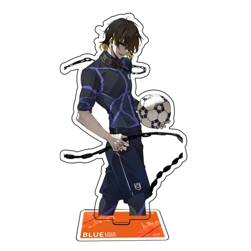 Fashion Anime Blue Lock Acrylic Stand Model Plate Chigiri Hyouma Isagi Yoichi Bachira Meguru Football Player Standee Board 15cm