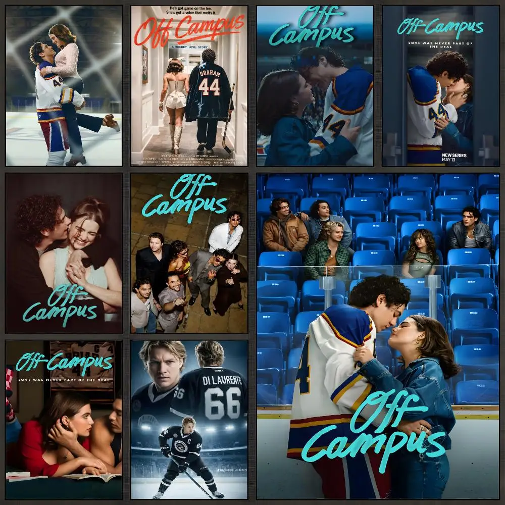 Series Off Campus Hockey Romance Poster Peel And Stick Wall Art PP Waterproof HD Bedroom Living Room Home Decor Gift
