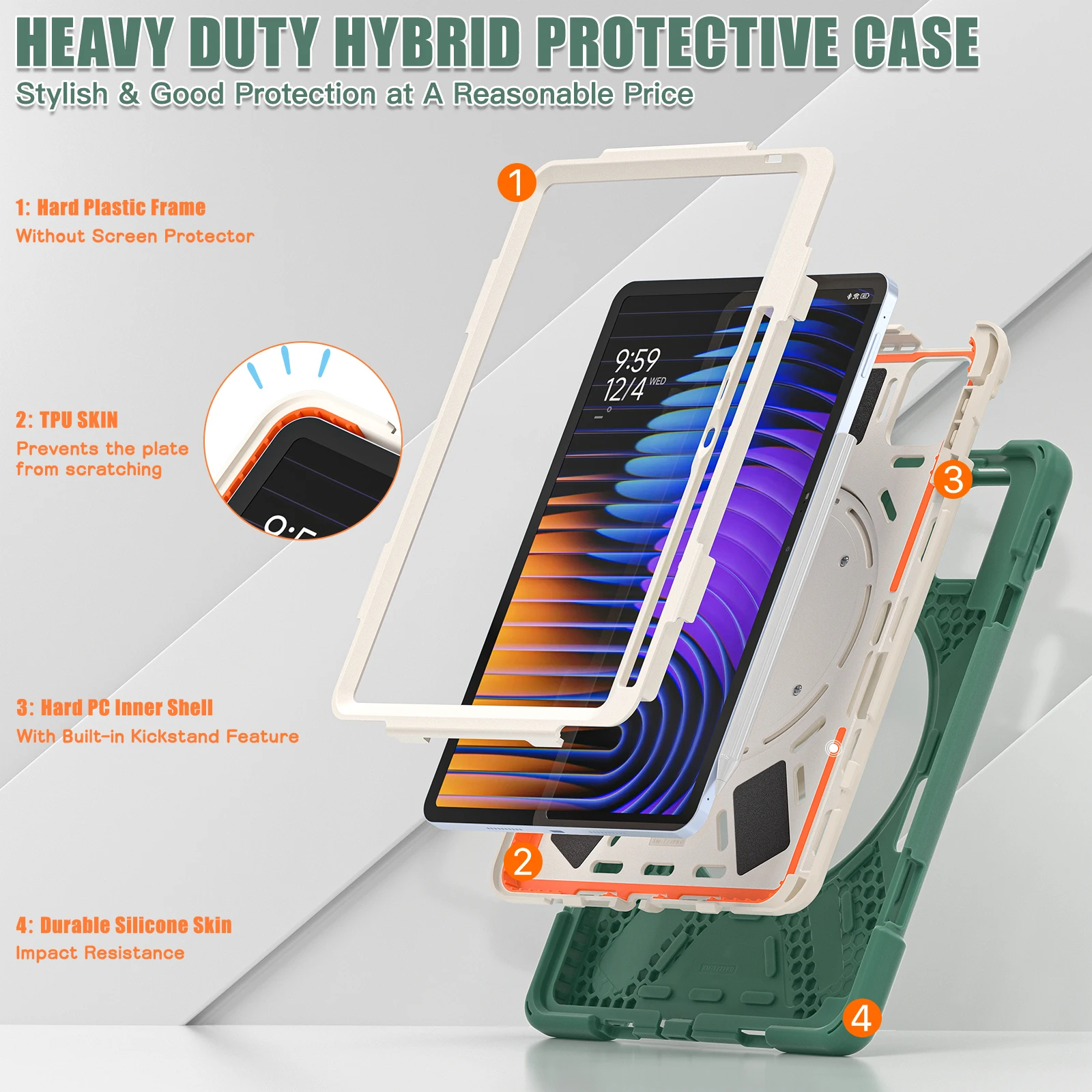 Case Universal For Xiaomi Poco Pad X1 8 7 Pro 11.2