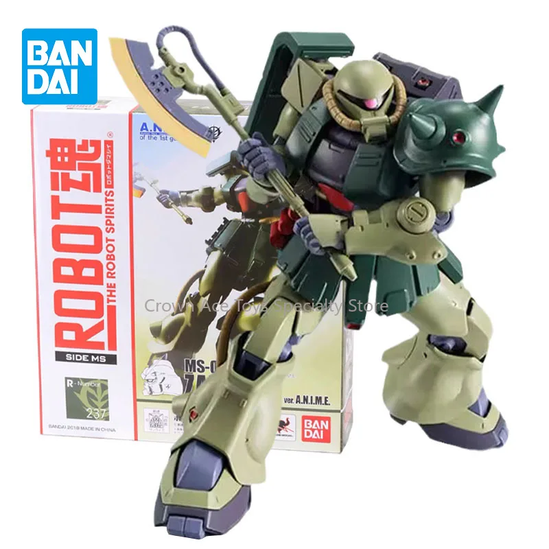 

Bandai Gundam Model Kit Robot Spirits MS-06FZ Zaku II Fz Collection Gunpla Action Manga Figures Trendy Toys Doll Holiday Gifts