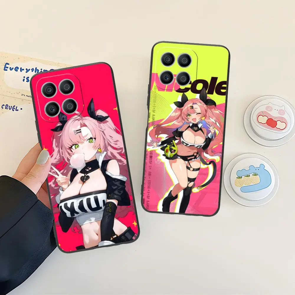 حافظة هاتف Zenless Zone Zero نيكول لهاتف Honor 90 80 70 60 50 30 20 10 9 8 7 Pro S SE Lite 5G غطاء طباعة ملون فاخر جدًا #2