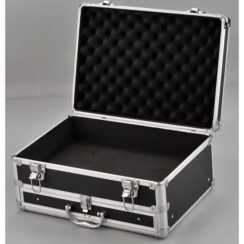 Aluminum Box Metal Toolbox Portable Storage Suitcase With Drawer Repair Beauty Car Box Instrument and Meter Case