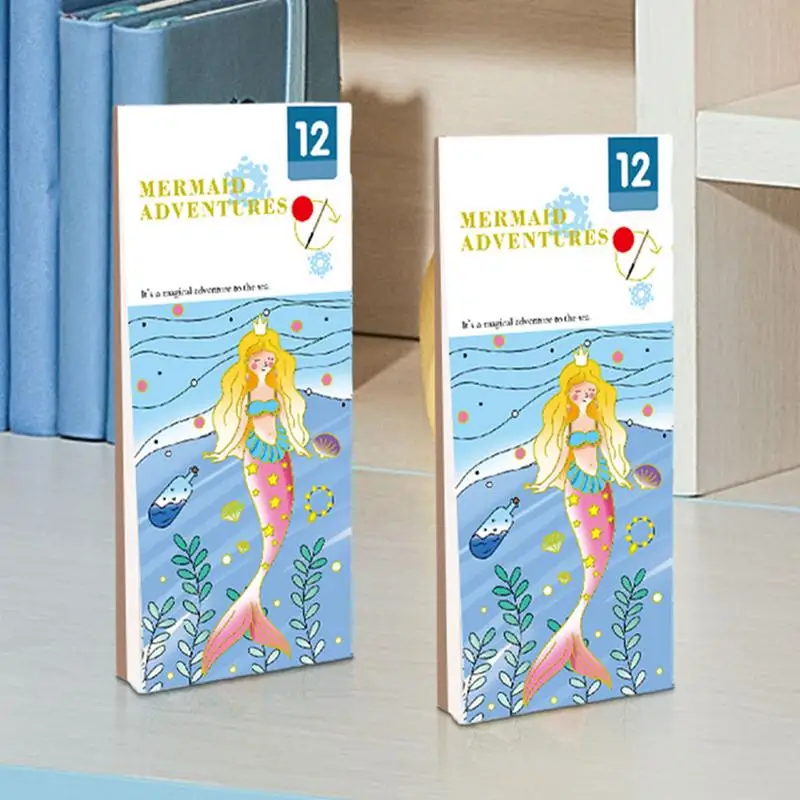 Akwarela kolorowanka kreatywne dzieci akwarela kolorowanka kreskówka szkicownik śliczne akwarelowe zakładki dla początkujących