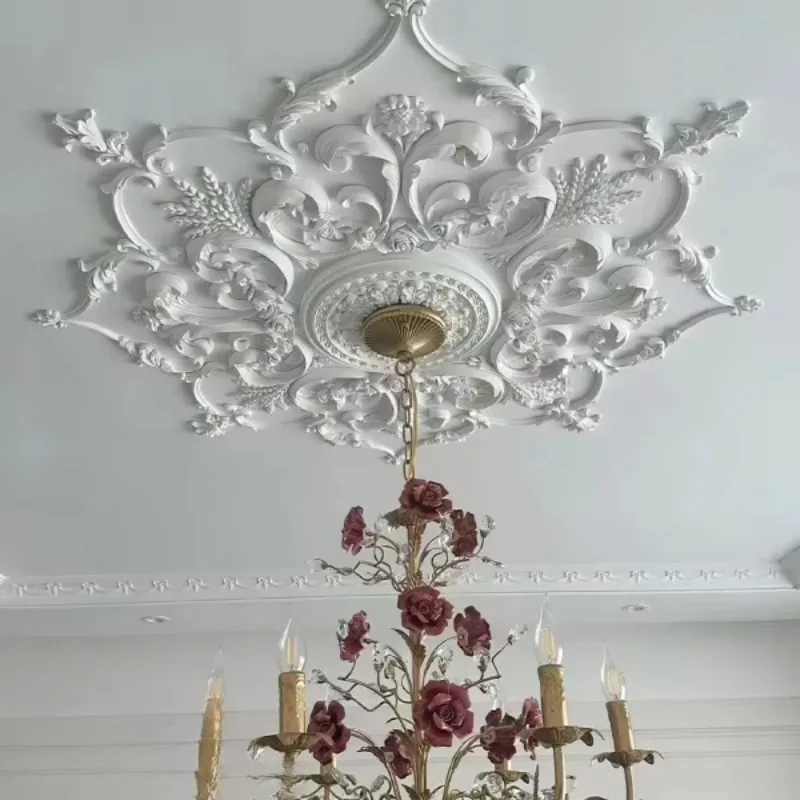 Li-ght Panel French PU Parquet Li-ght Panel Dining Di-sc Crea-tive Ceiling