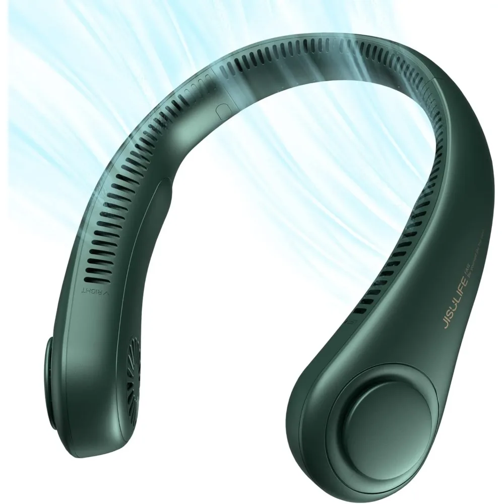

Portable Neck Fan Hands Free Bladeless 5 Speed 4000 mAh Rechargeable Wearable Gift