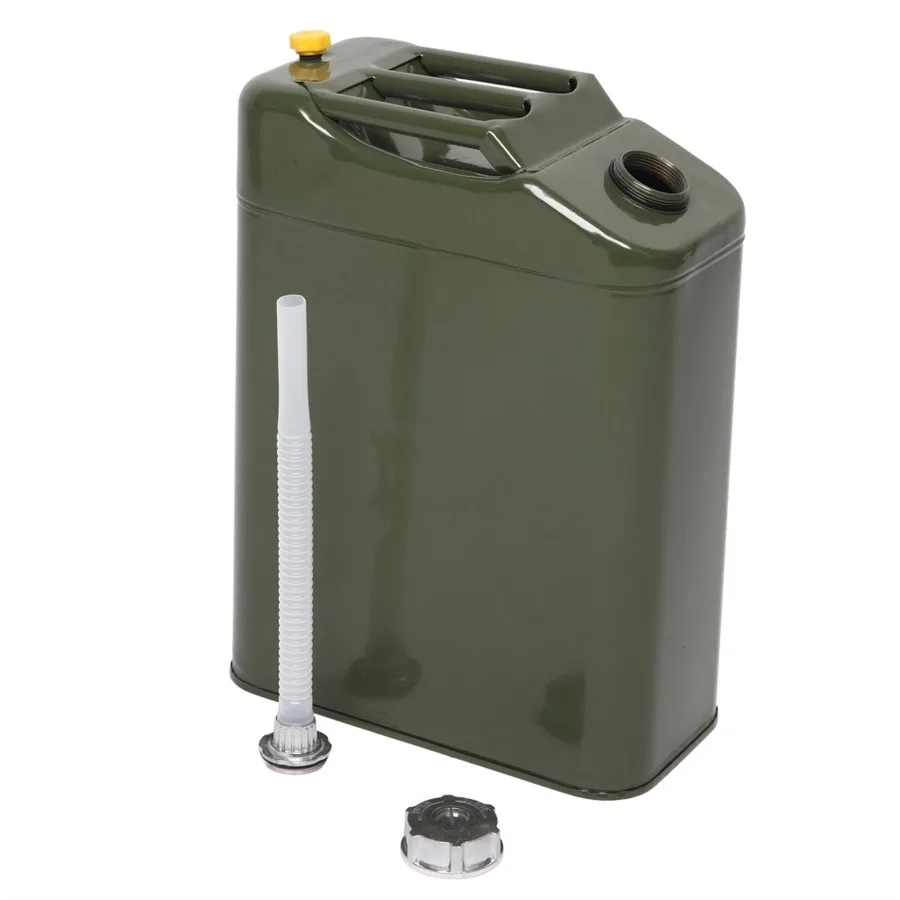 

20L Standard Coldrolled Plate Petrol Diesel Can Gasoline Bucket with Oil Pipe Army Green