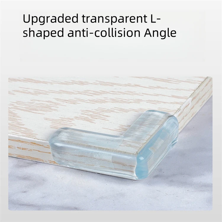 Table Corner Transparent Anti-bump Anti-collision Protection Corner Soft Wrap Corner Children's Safety Silicone Protective Cover