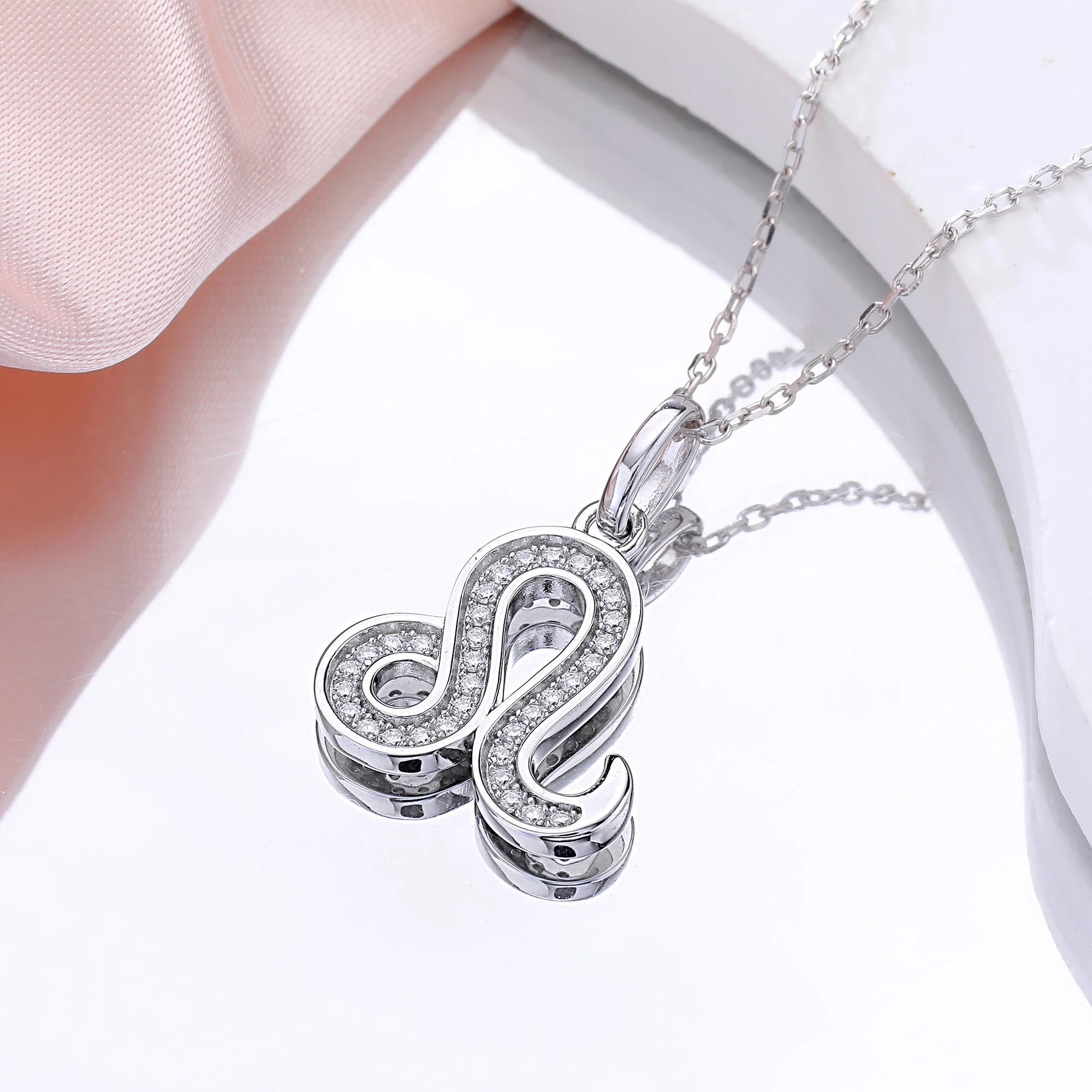 

Eme jewe New Classic Twelve Constellation Series Leo Pendant S925 Silver Inlaid D-Color Moissanite Unisex Necklace