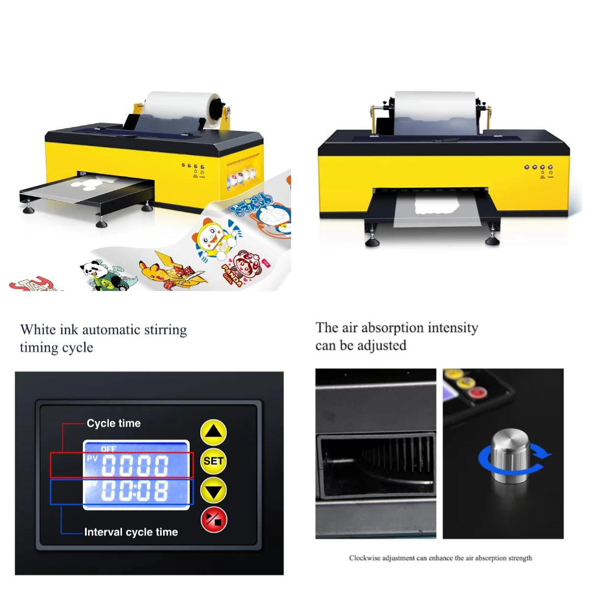 

WJW Fashion Transfer A3 Large Format Labeling UV DTF Sticker Printer