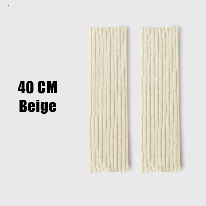 Kave 40CM Knitted Pile Socks  Women Stockings JK Long Socks Thigh High Stockings Black White Knee High Socks Japanese Styles