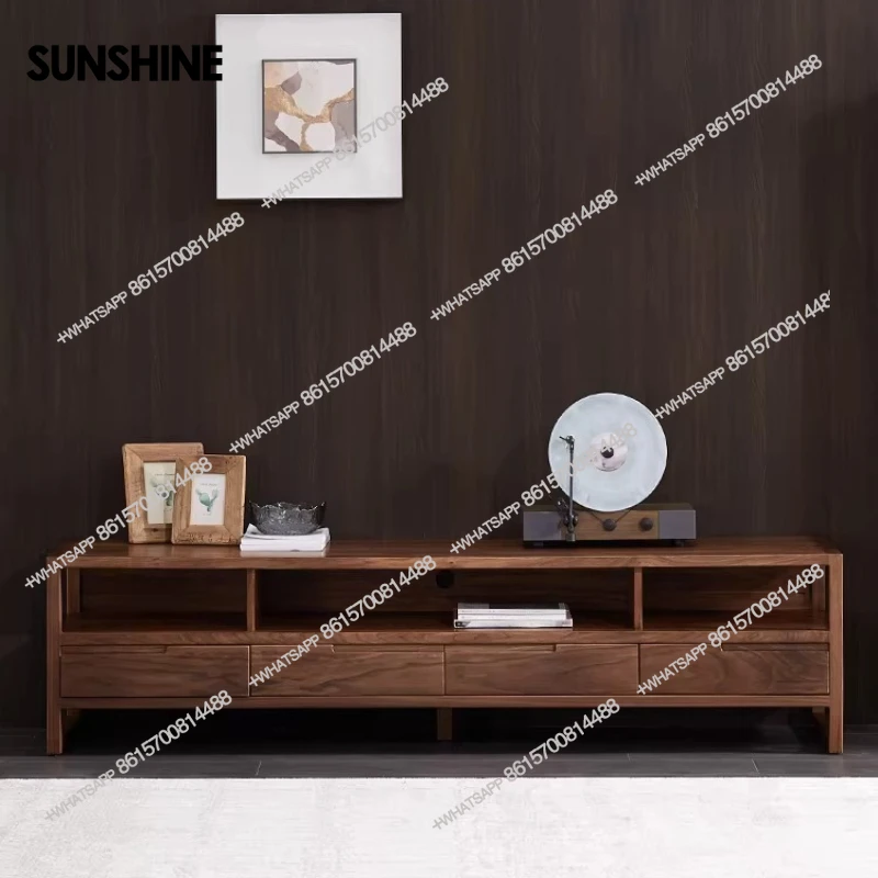 

Solid wood TV cabinet, household TV cabinet, modern simple storage floor cabinet