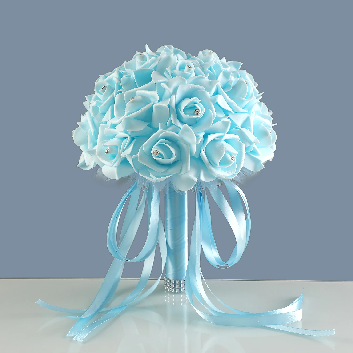 

Eternal Angel Bride and Bridesmaid Bouquets - Perfect for Weddings and Engagements, Outdoor Photography Props