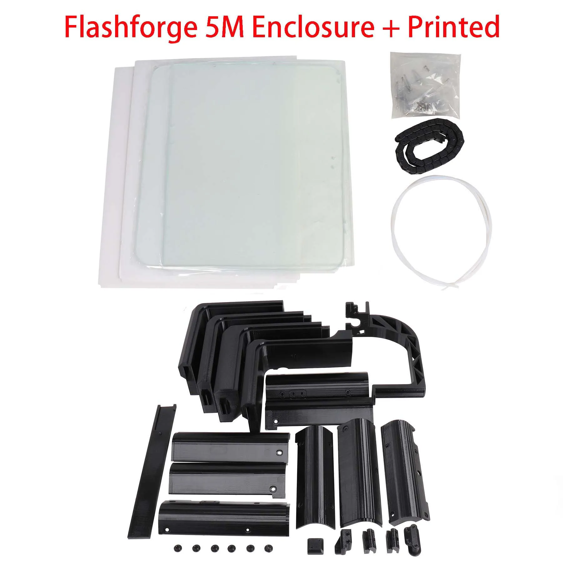 Flashforge Adventurer 5M AD5M 3D Printer AD5M DIY Enclosure Panel Kit Clear Transparent Polycarbonate PC Sheet 3mm Top Grass