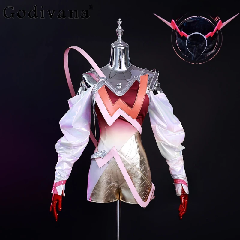 

Angel Cosplay Costume Anime Cosplay Set Women Sweet Uniform Costume Suits Girls Angel Cosplay Wig Halloween Outfits