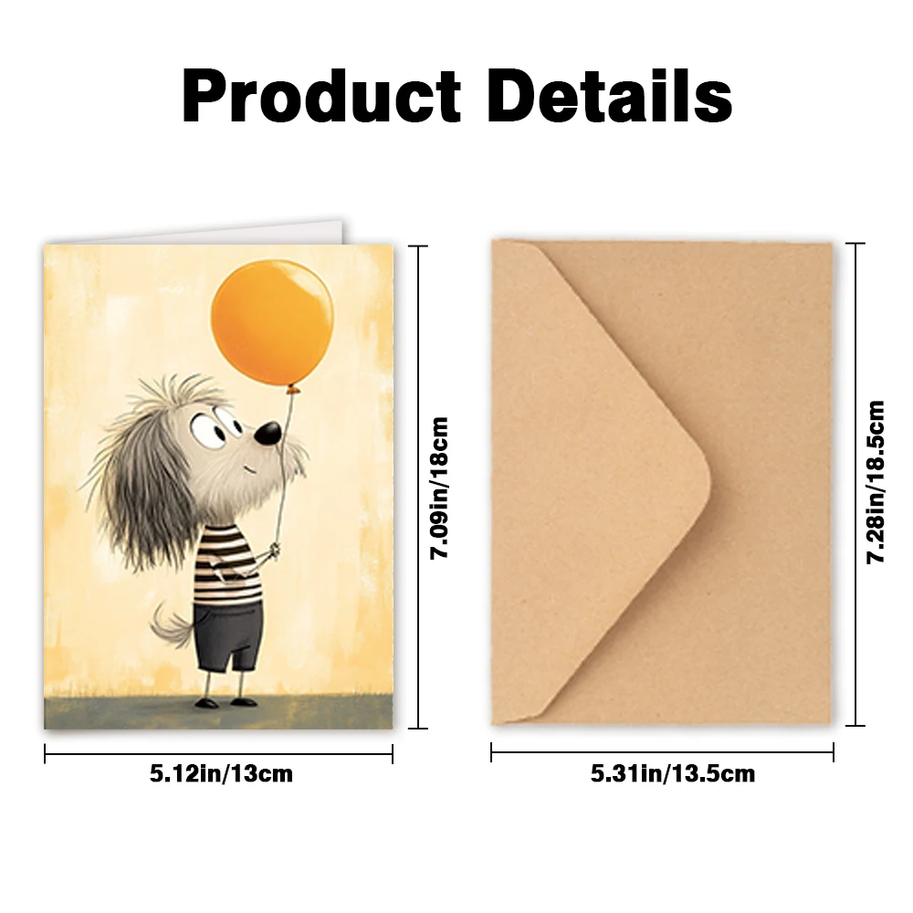 24pcs Retro Cute Animal Greeting Cards Set with Envelopes, DIY Invitation Cards, Multifunctional Fun for Anyone, Any Occasion