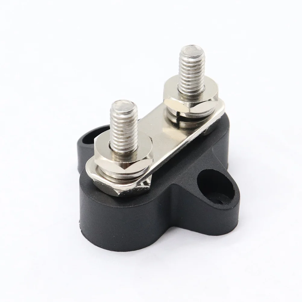 

Dual Terminal Studs Heavy-Duty M8 Red Black Connecting Link for Truck Car Boat Long-Lasting Nylon Glass
