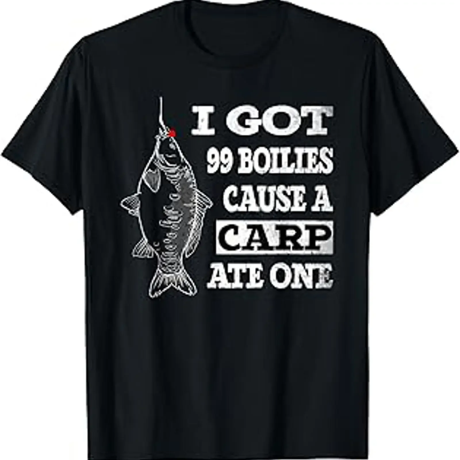 I got 99 Boilies Cause a Carp ate One Funny Fishing Rod T Shirt vintage Washed Unisex designer clothes Comfortable Casual