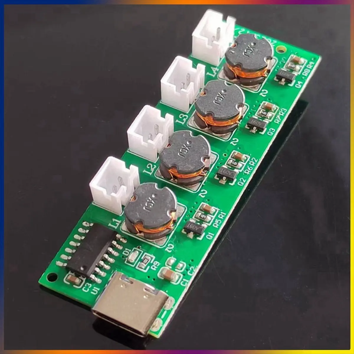 AA96 Four- Humidifier Module DIY Atomizer Control Board Driver Circuit Board 1 to 4 Plant Watering Large Fog Volume