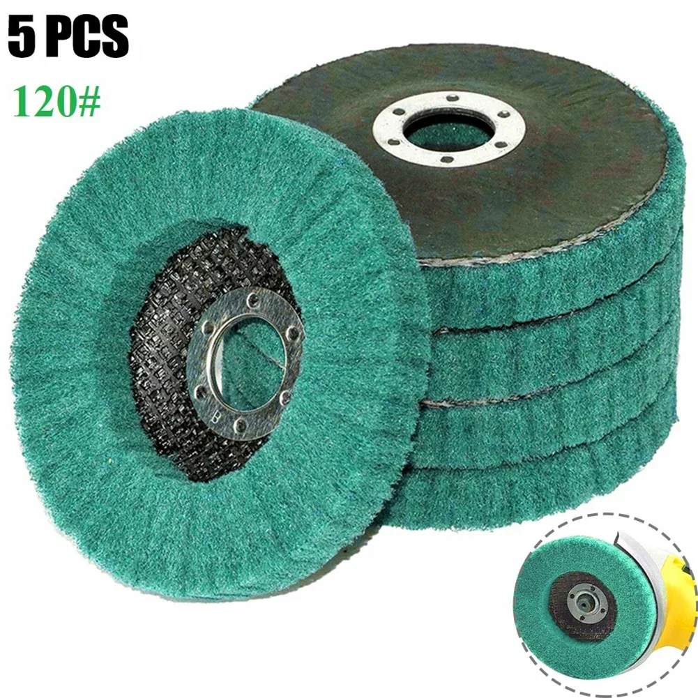 

5Pcs Dia-mond Grinding Wheel Flap Disc Abrasive Tool Belt Grinder Polishing Buffing Wheels Angle Grinder Accessories 100mm