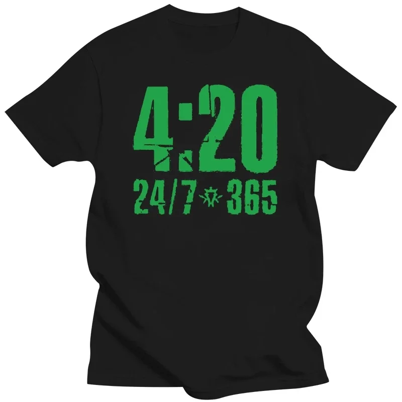 Kottonmouth Kings Men'S 420 247 T-Shirt Small Black More Size And Colors Tee Shirt heavyweight Casual graphic harajuku Outfits